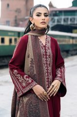 Batik - 3PC Lawn Embroidered Suit - FFU0187 - Farakh Fabrics