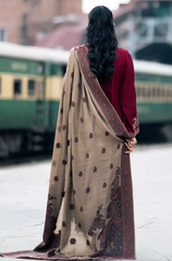 Batik - 3PC Lawn Embroidered Suit - FFU0187 - Farakh Fabrics