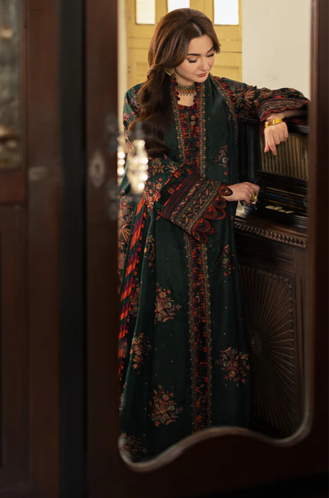 Asim Jofa - 3PC Lawn Embroidered Suit - FFU0354 - Farakh Fabrics