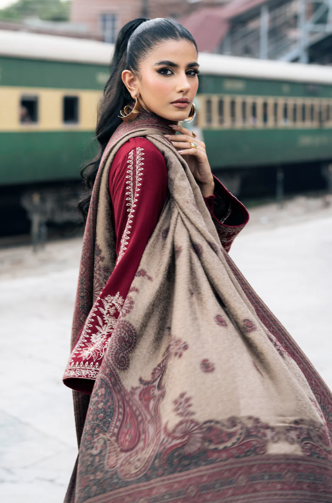 Batik - 3PC Lawn Embroidered Suit - FFU0187 - Farakh Fabrics