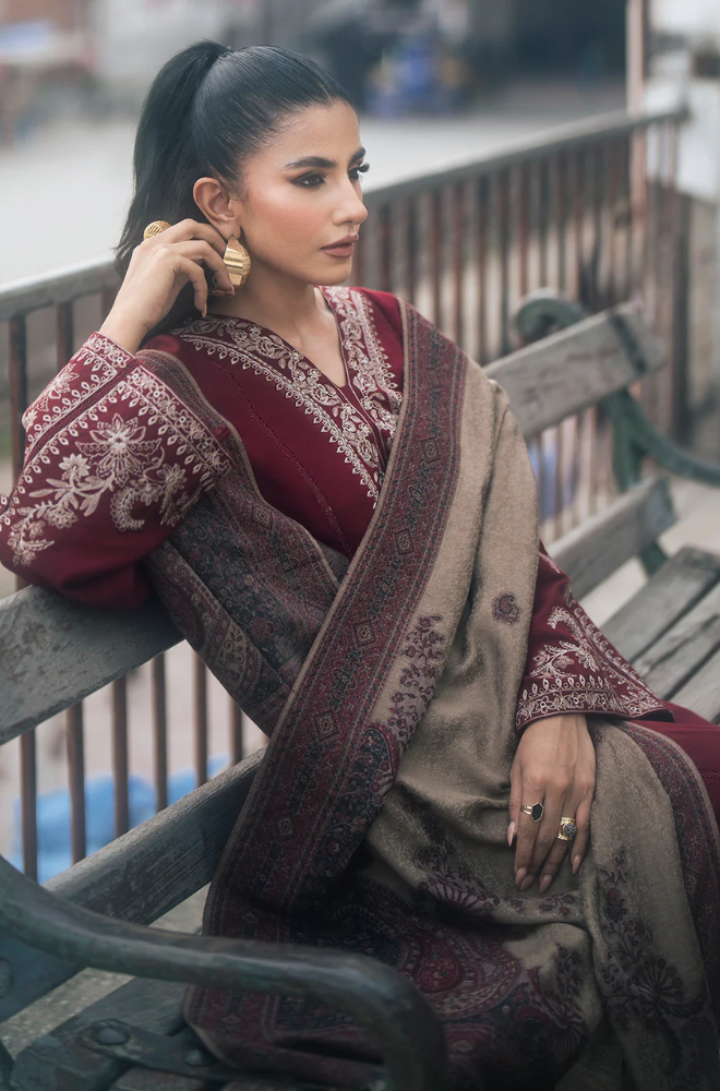 Batik - 3PC Lawn Embroidered Suit - FFU0187 - Farakh Fabrics