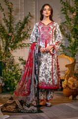 Sapphire - 3PC Lawn Digital Printed Suit - FFU0182 - Farakh Fabrics