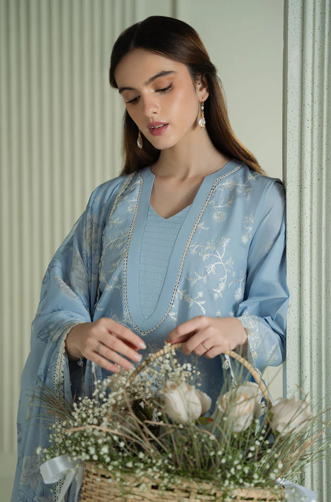 Cross Stitch - 3PC Lawn Embroidered Suit - FFU0335 - Farakh Fabrics