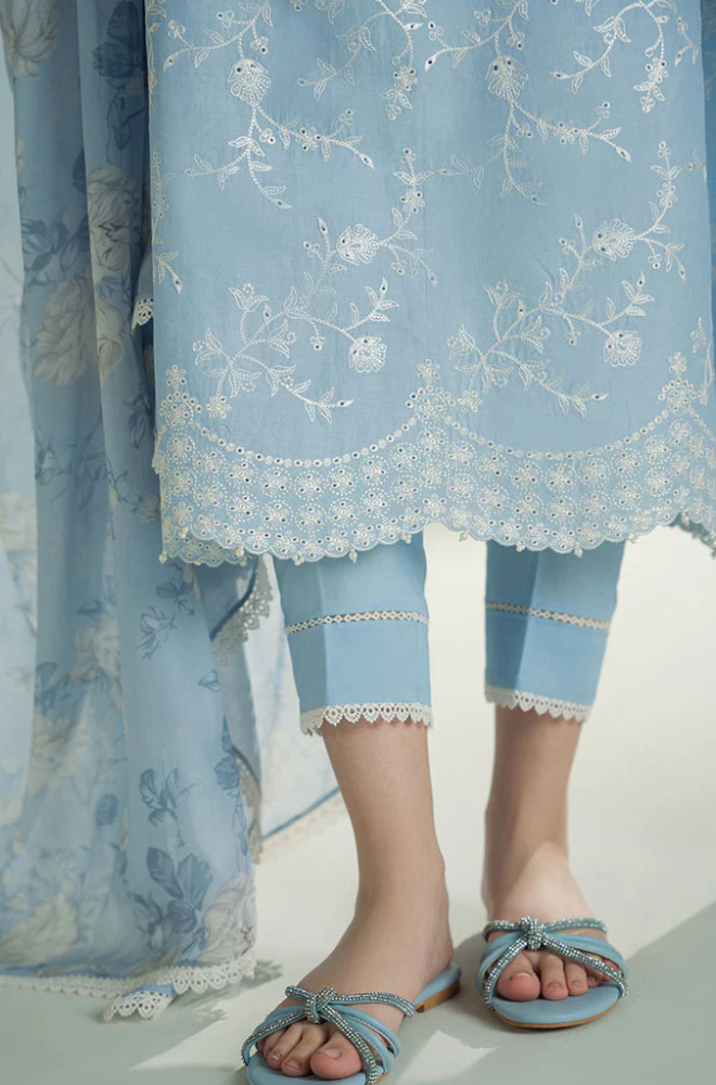Cross Stitch - 3PC Lawn Embroidered Suit - FFU0335 - Farakh Fabrics