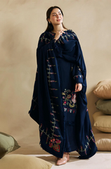 ZARA SHAHJAHAN - 3PC Lawn Embroidered Suit - FFU0154 - Farakh Fabrics