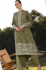 Batik - 3PC Lawn Embroidered Suit - FFU0338 - Farakh Fabrics