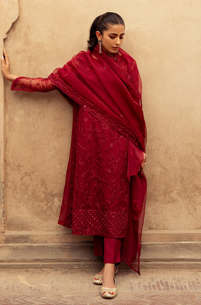 Cross Stitch - 3PC Lawn Embroidered Suit - FFU0359 - Farakh Fabrics