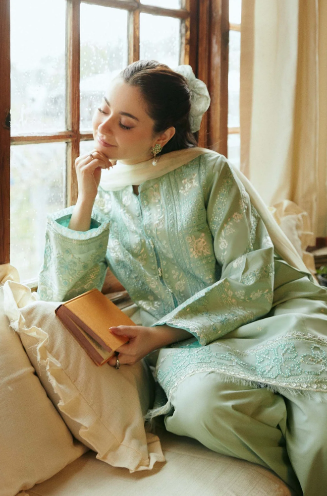 Coco By Zara Shahjaha - 3PC Lawn Embroidered Suit - FFU0341 - Farakh Fabrics