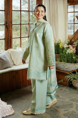 Coco By Zara Shahjaha - 3PC Lawn Embroidered Suit - FFU0341 - Farakh Fabrics