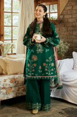 BAROQUE - 3PC Lawn Embroidered Suit - FFU0164 - Farakh Fabrics