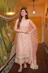 Maria.B - 3PC Lawn Embroidered Suit - FFU0217 - Farakh Fabrics
