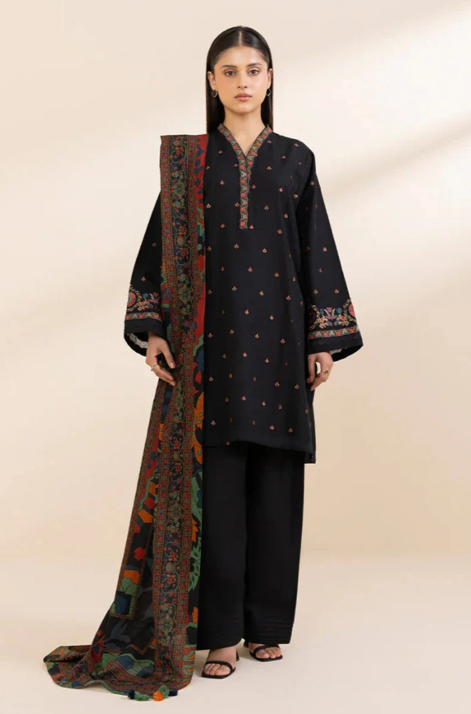 Sapphire - 3PC Lawn Embroidered Suit - FFU0215 - Farakh Fabrics