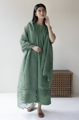 Dyot - 3PC Lawn Heavy Embroidered Shirt - FFU0356 - Farakh Fabrics