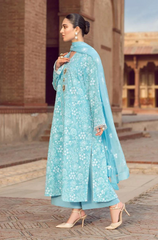 Bareeze - 3PC Lawn Embroidered Suit - FFU0131 - Farakh Fabrics