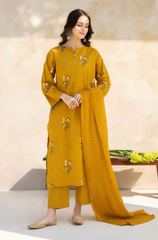 Boraque - 3PC Lawn Embroidered Suit - FFU0156 - Farakh Fabrics