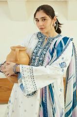 Coco By Zara Shahjahan - 3PC Lawn Embroidered Suit - FFU0170 - Farakh Fabrics
