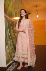 Maria.B - 3PC Lawn Embroidered Suit - FFU0217 - Farakh Fabrics