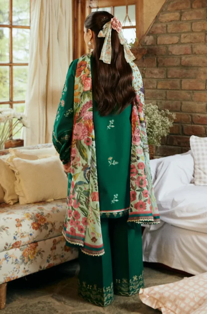 BAROQUE - 3PC Lawn Embroidered Suit - FFU0164 - Farakh Fabrics