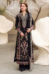 Qalamkar - 3PC Lawn Embroidered Suit - FFU0352 - Farakh Fabrics