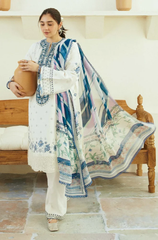 Coco By Zara Shahjahan - 3PC Lawn Embroidered Suit - FFU0170 - Farakh Fabrics