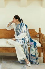 Coco By Zara Shahjahan - 3PC Lawn Embroidered Suit - FFU0170 - Farakh Fabrics
