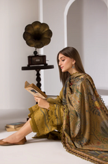 Jazmin - 3PC Lawn Embroidered Suit - FFU0172 - Farakh Fabrics