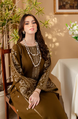Baroque - 2PC Lawn Embroidered Suit- FFU0160 - Farakh Fabrics
