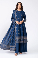 Bareeze - 3PC Lawn Embroidered Suit - FFU0219 - Farakh Fabrics