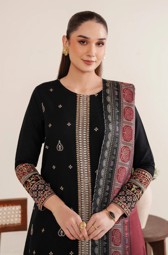 Garnet - 3PC Lawn Embroidered Suit - FFU0214 - Farakh Fabrics