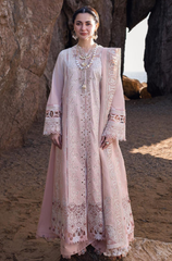 Qalamkar - 3PC Lawn ChickenKari Embroidered Suit - FFU0351 - Farakh Fabrics
