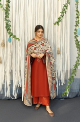 Urge - 3PC Lawn Embroidered Suit - FFU0130 - Farakh Fabrics