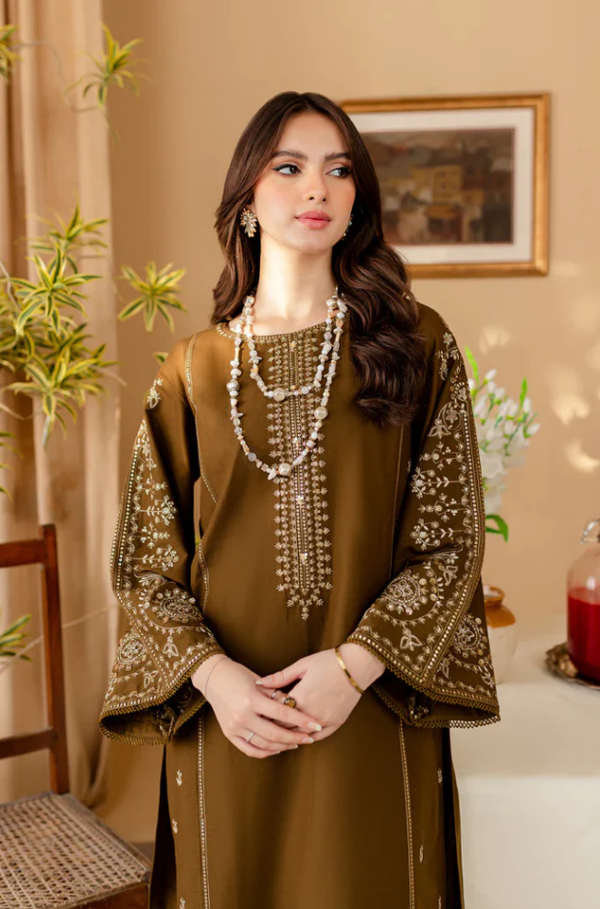 Baroque - 2PC Lawn Embroidered Suit- FFU0160 - Farakh Fabrics
