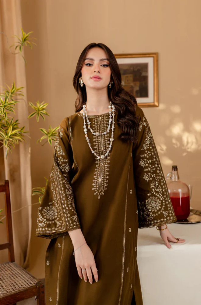 Baroque - 2PC Lawn Embroidered Suit- FFU0160 - Farakh Fabrics