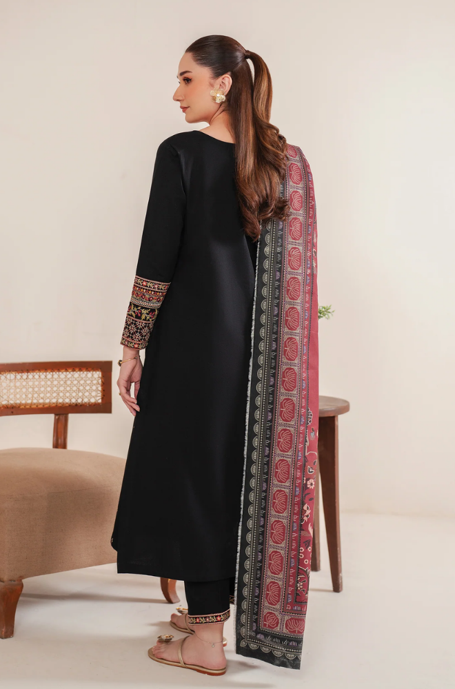 Garnet - 3PC Lawn Embroidered Suit - FFU0214 - Farakh Fabrics