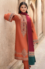Jazmin - 3PC Lawn Embroidered Suit - FFU0213 - Farakh Fabrics