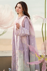 Qalamkar - 3PC Lawn ChickenKari Embroidered Suit - FFU0332 - Farakh Fabrics