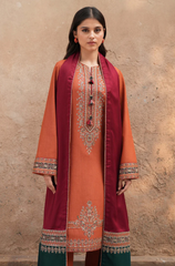 Jazmin - 3PC Lawn Embroidered Suit - FFU0213 - Farakh Fabrics