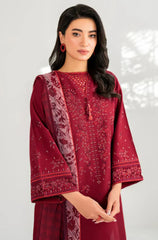 Jazmin - 3PC Lawn Embroidered Dress - FFU0161 - Farakh Fabrics