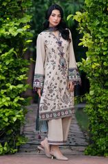 Jazmin - 3PC Lawn Embroidered Suit - FFU0178 - Farakh Fabrics