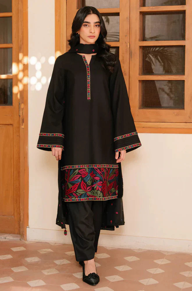 Jazmin - 3PC Lawn Embroidered Suit - FFU0177 - Farakh Fabrics