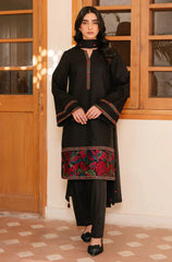 Jazmin - 3PC Lawn Embroidered Suit - FFU0177 - Farakh Fabrics