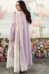Qalamkar - 3PC Lawn ChickenKari Embroidered Suit - FFU0332 - Farakh Fabrics