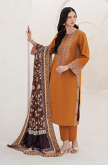 Garnet - 3PC Lawn Embroidered Suit - FFU0355 - Farakh Fabrics