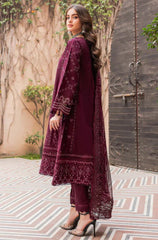 Farasha - 3PC Lawn Embroidered Suit - FFU0129 - Farakh Fabrics
