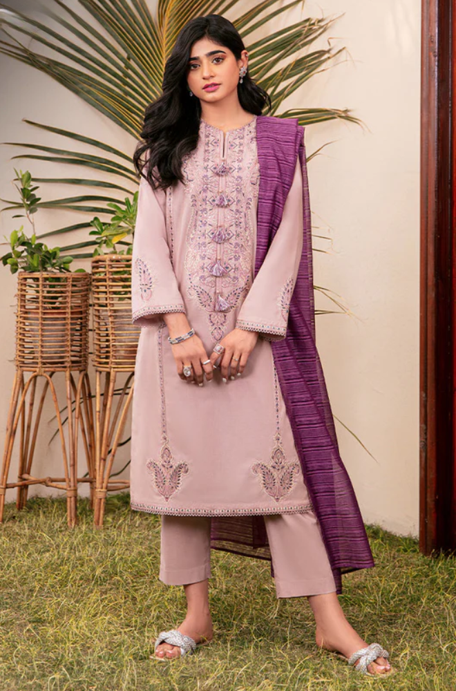 Iznik - 3PC Lawn Embroidered Suit - FFU0314 - Farakh Fabrics