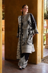 Qalamkar - 3PC Lawn Embroidered Suit -FFU0348 - Farakh Fabrics