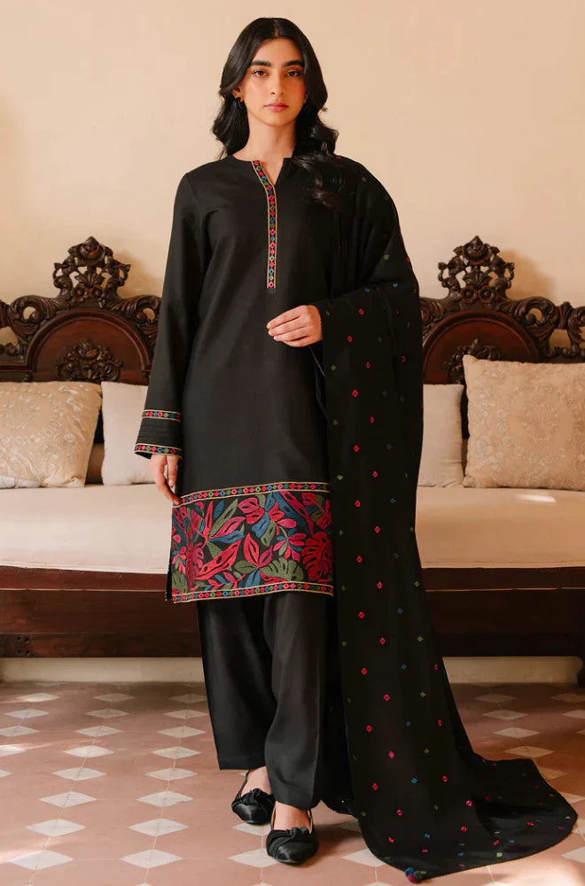 Jazmin - 3PC Lawn Embroidered Suit - FFU0177 - Farakh Fabrics