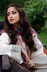 Sapphire - 3PC Lawn Embroidered Suit - FFU0221 - Farakh Fabrics