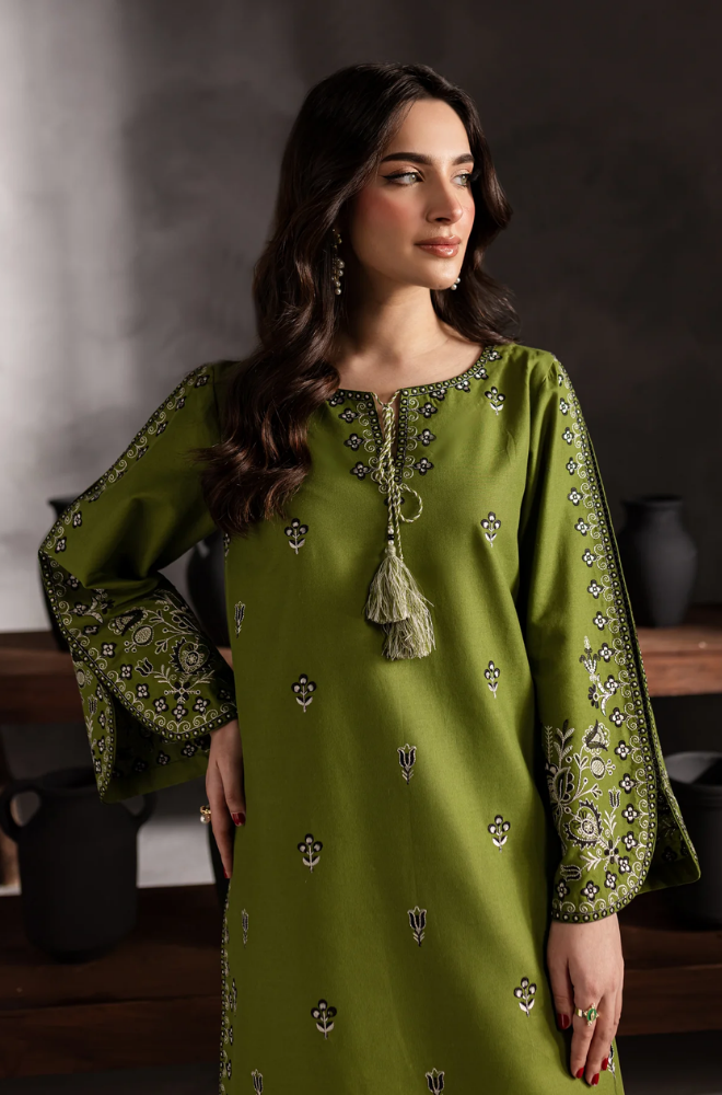 Batik - 2PC Lawn Embroidered Suit - FFU0196 - Farakh Fabrics