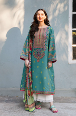 Zara Shahjahan - 3PC Lawn Embroidered Suit - FFU0361 - Farakh Fabrics